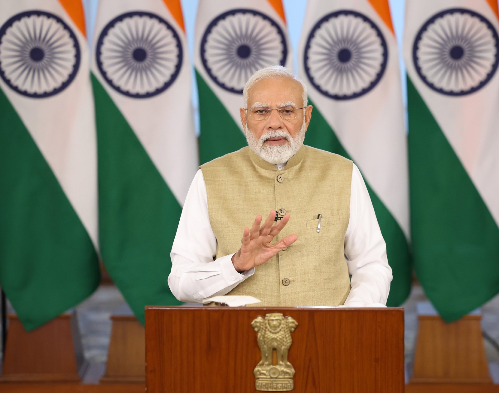 PM remarks at the launch of Viksit Krishi Sankalp Abhiyan video conferencing on May 29, 2025.
